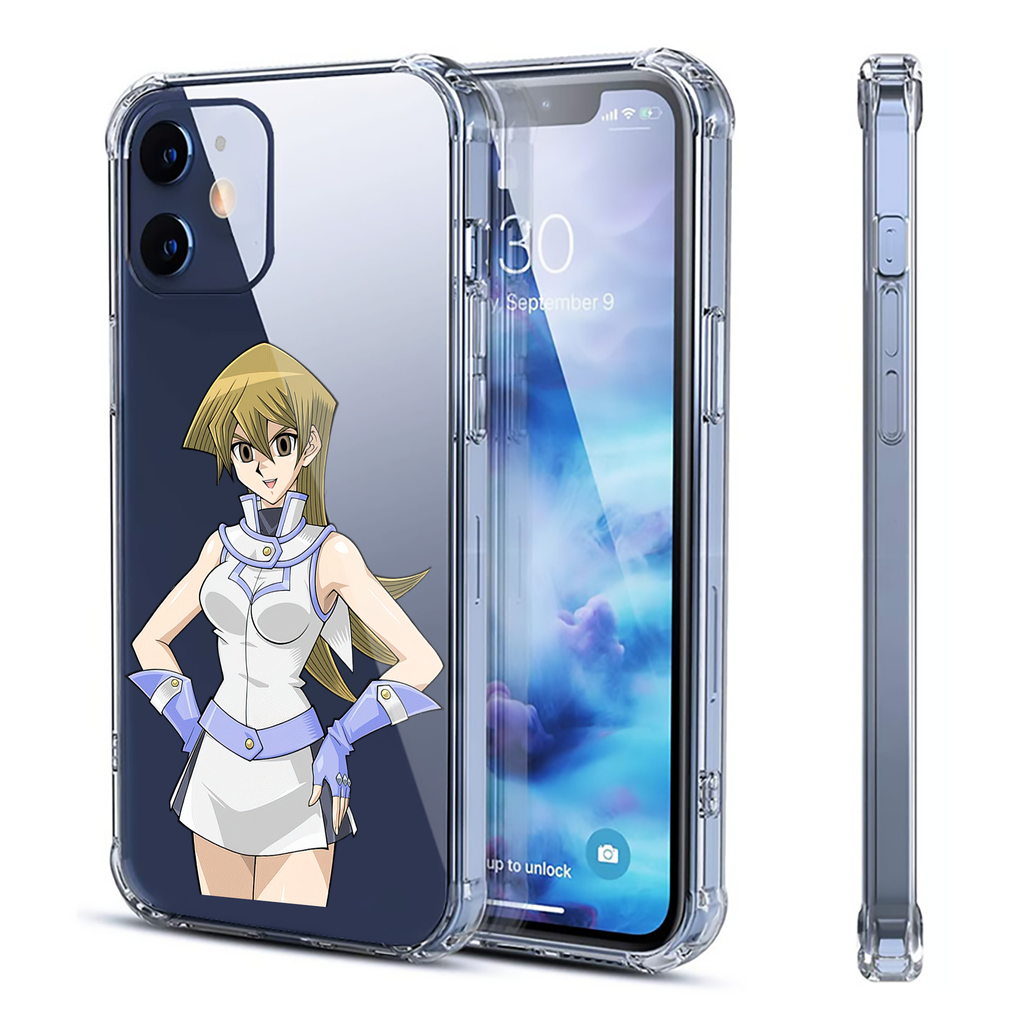 （画像用） 遊☆戯☆王 Yu-Gi-Oh! 【iPhone 12シリーズ対応】透明スマホケース（クリアソフトケース）